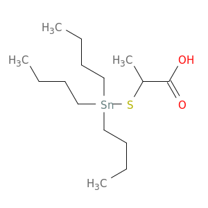 Propanoic acid, 2-[(tributylstannyl)thio]-
