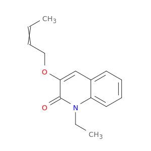 2(1H)-Quinolinone, 3-(2-buten-1-yloxy)-1-ethyl-