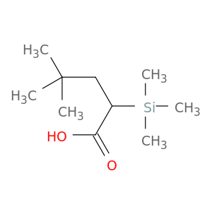 Pentanoic acid,4,4-dimethyl-2-(trimethylsilyl)-