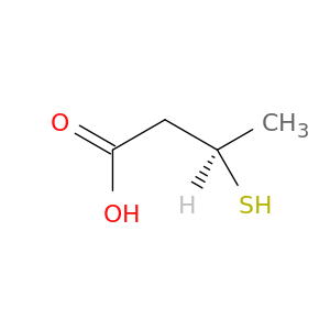Butanoic acid, 3-mercapto-, (R)-