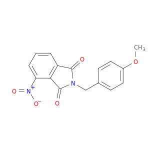 1H-Isoindole-1,3(2H)-dione, 2-[(4-methoxyphenyl)methyl]-4-nitro-