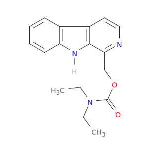 Carbamic acid, diethyl-, 9H-pyrido[3,4-b]indol-1-ylmethyl ester