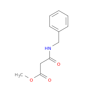 Propanoic acid, 3-oxo-3-[(phenylmethyl)amino]-, methyl ester