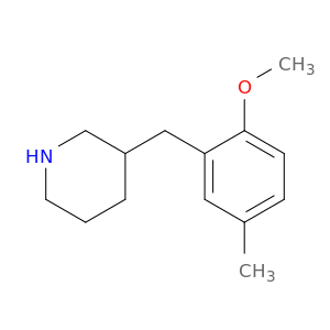 3-(2-METHOXY-5-METHYL-BENZYL)-PIPERIDINE