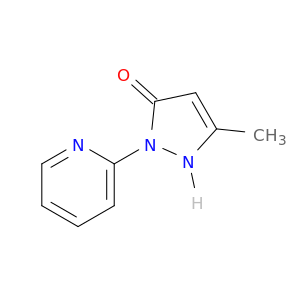 3H-Pyrazol-3-one, 1,2-dihydro-5-methyl-2-(2-pyridinyl)-