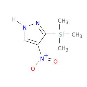 1H-Pyrazole, 4-nitro-3-(trimethylsilyl)-