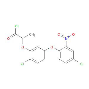 Propanoyl chloride, 2-[2-chloro-5-(4-chloro-2-nitrophenoxy)phenoxy]-
