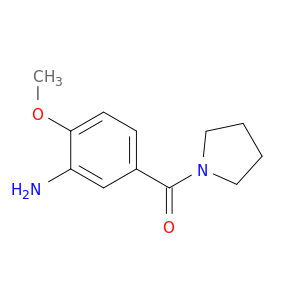 2-methoxy-5-(pyrrolidine-1-carbonyl)aniline