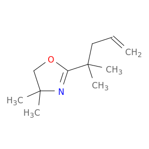 Oxazole, 2-(1,1-dimethyl-3-butenyl)-4,5-dihydro-4,4-dimethyl-