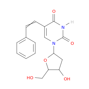 1-[4-hydroxy-5-(hydroxymethyl)oxolan-2-yl]-5-(2-phenylethenyl)pyrimidine-2,4-dione