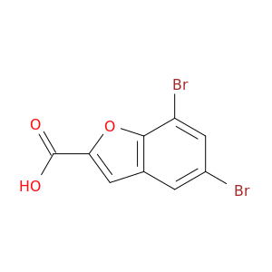 2-Benzofurancarboxylicacid, 5,7-dibromo-