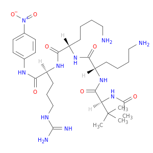 L-Argininamide, N-acetyl-3-methyl-L-valyl-L-lysyl-L-lysyl-N-(4-nitrophenyl)-