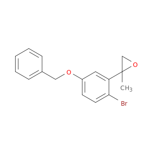 Oxirane, 2-[2-bromo-5-(phenylmethoxy)phenyl]-2-methyl-