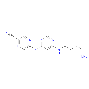 5-((6-((4-Aminobutyl)amino)pyrimidin-4-yl)amino)pyrazine-2-carbonitrile