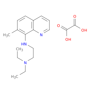 8-(2-(DIETHYLAMINO)ETHYLAMINO)-7-METHYLQUINOLINE MONOOXALATE