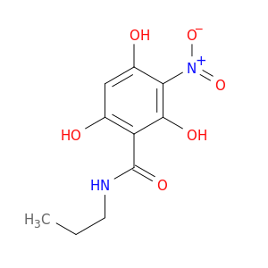 Benzamide, 2,4,6-trihydroxy-3-nitro-N-propyl-
