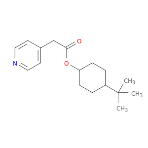 4-Pyridineacetic acid,4-(1,1-dimethylethyl)cyclohexyl ester, trans- (9CI)