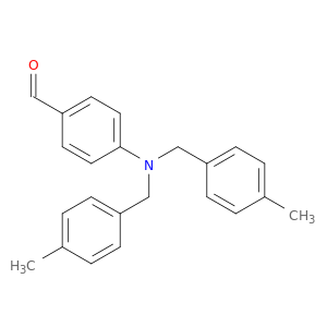 Benzaldehyde, 4-[bis[(4-methylphenyl)methyl]amino]-