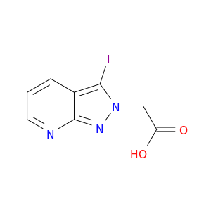 2H-Pyrazolo[3,4-b]pyridine-2-acetic acid, 3-iodo-
