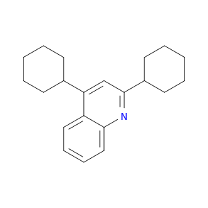 Quinoline, 2,4-dicyclohexyl-
