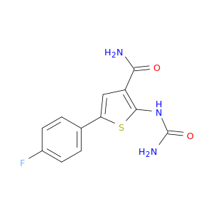 5-(4-氟苯基)-2-脲基噻吩-3-甲酰胺