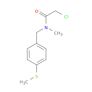 2-Chloro-N-methyl-N-(4-(methylthio)benzyl)acetamide