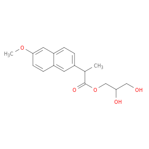 6-Methoxy-alpha-methyl-2-naphthaleneacetic acid 2,3-dihydroxypropyl ester