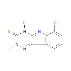 3H-1,2,4-Triazino[5,6-b]indole-3-thione, 6-chloro-2,4-dihydro-