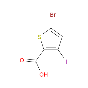 5-溴-3-碘噻吩-2-羧酸