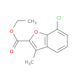 2-Benzofurancarboxylicacid, 7-chloro-3-methyl-, ethyl ester