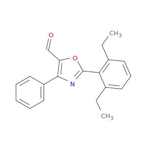 5-Oxazolecarboxaldehyde, 2-(2,6-diethylphenyl)-4-phenyl-