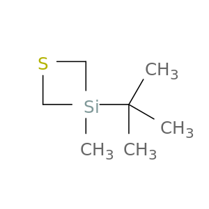 1-Thia-3-silacyclobutane, 3-(1,1-dimethylethyl)-3-methyl-