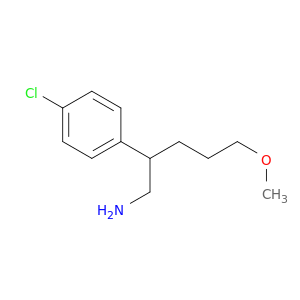 2-(4-Chlorophenyl)-5-methoxypentan-1-amine