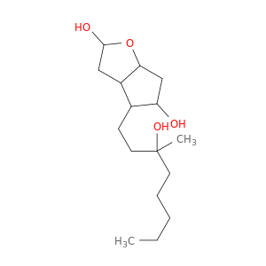 2H-Cyclopenta[b]furan-2,5-diol, hexahydro-4-(3-hydroxy-3-methyloctyl)-