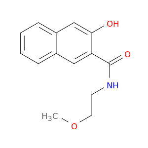 2-Naphthalenecarboxamide, 3-hydroxy-N-(2-methoxyethyl)-
