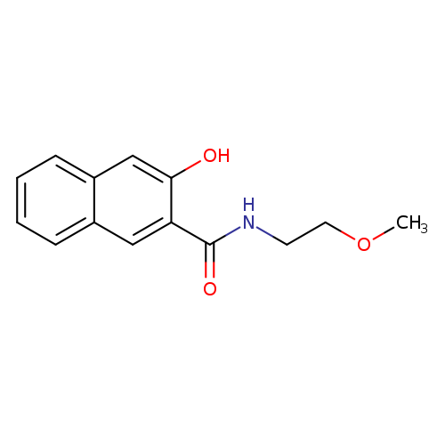 2-Naphthalenecarboxamide, 3-hydroxy-N-(2-methoxyethyl)-