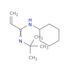 2-Propenimidamide, N-cyclohexyl-N'-(1,1-dimethylethyl)-