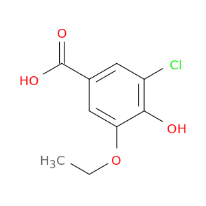 3-chloro-5-ethoxy-4-hydroxybenzoic Acid