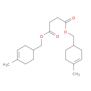 Butanedioic acid, bis[(4-methyl-3-cyclohexen-1-yl)methyl] ester