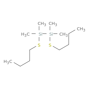 Disilane, 1,2-bis(butylthio)-1,1,2,2-tetramethyl-