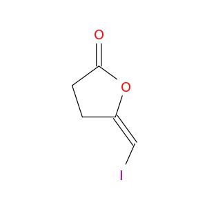 2(3H)-Furanone, dihydro-5-(iodomethylene)-, (E)-