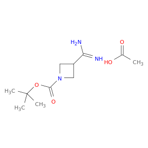 tert-Butyl 3-carbamimidoylazetidine-1-carboxylate acetate