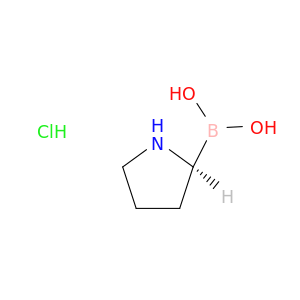 Boronic acid, (2S)-2-pyrrolidinyl-, hydrochloride