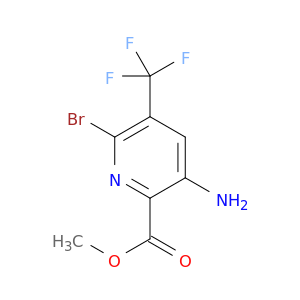 3-氨基-6-溴-5-(三氟甲基)吡啶甲酸甲酯