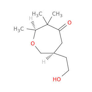 4-Oxepanone, 6-(2-hydroxyethyl)-2,3,3-trimethyl-, cis-