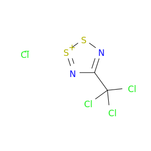 1,2,3,5-Dithiadiazol-1-ium, 4-(trichloromethyl)-, chloride