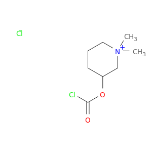 Piperidinium, 3-[(chlorocarbonyl)oxy]-1,1-dimethyl-, chloride