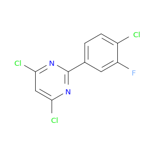 4,6-二氯-2-(4-氯-3-氟苯)嘧啶