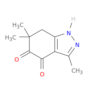 1H-Indazole-4,5-dione, 6,7-dihydro-3,6,6-trimethyl-