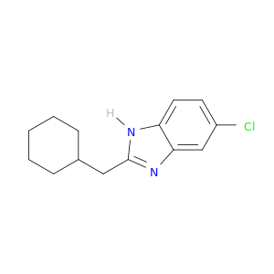 1H-Benzimidazole, 5-chloro-2-(cyclohexylmethyl)-